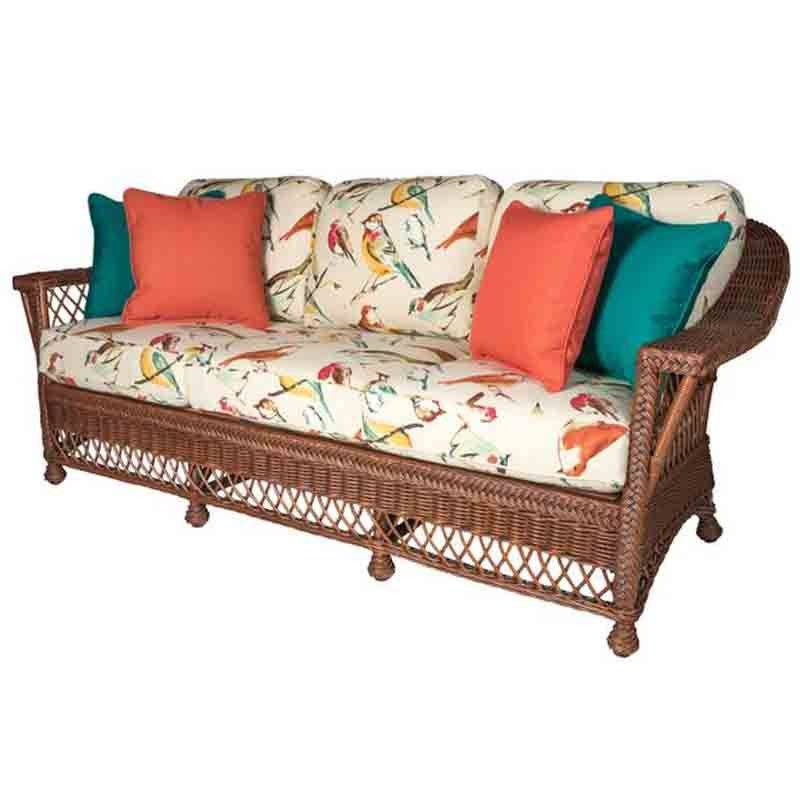 Bar Harbor Rattan Sofa B-03 by Designer Wicker Tribor
