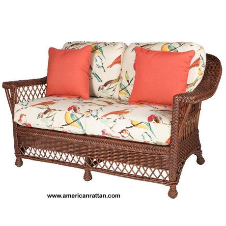 Bar Harbor 6 Pc Rattan Sunroom Set by Designer Wicker Tribor