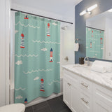 Seaside Beam Shower Curtain
