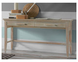 Beachside Solid Teak 2-Drw Console Table Model PRH-1001-TEAK-2Dr-Console by Hospitality Rattan