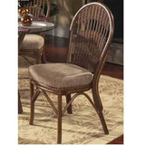 Bermuda Whitewash or Pecan Dining Side Chairs Model 1420 from South Sea Rattan
