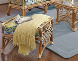 Bali Ottoman in Natural Finish Model BLO-NAT from Spice Island Wicker