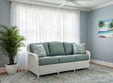 Bodega Bay Rattan Deep Seating Sofa Made in the USA by Braxton Culler 1190-011