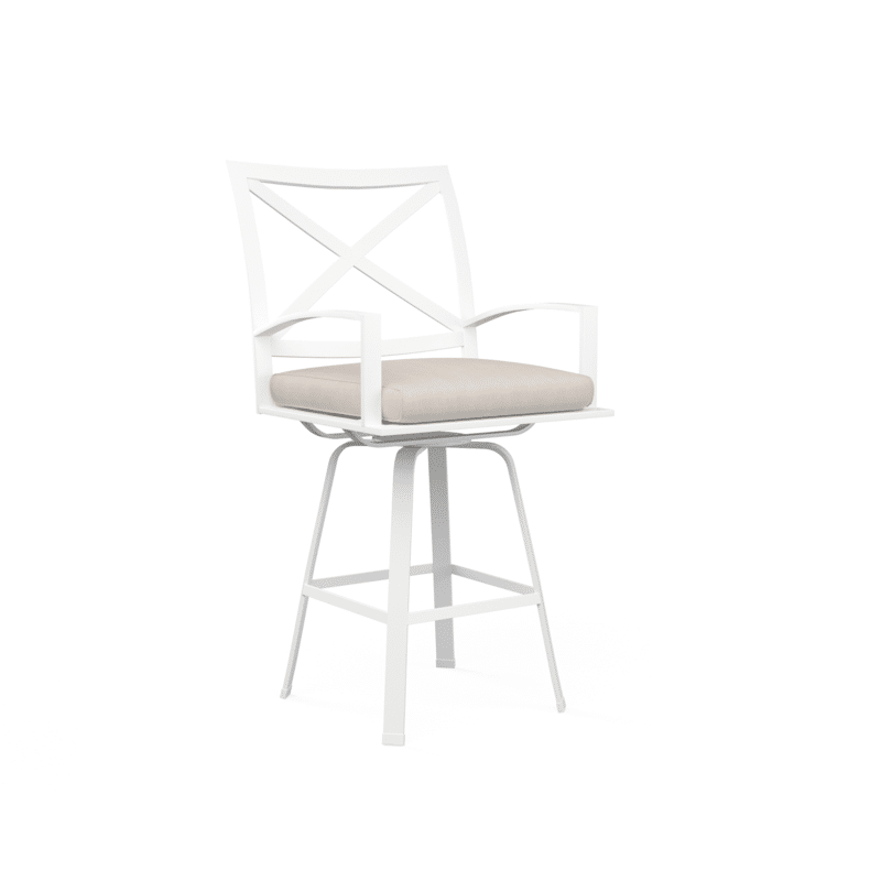 Bristol Outdoor Swivel Bar Stool – Stylish Frost Seating