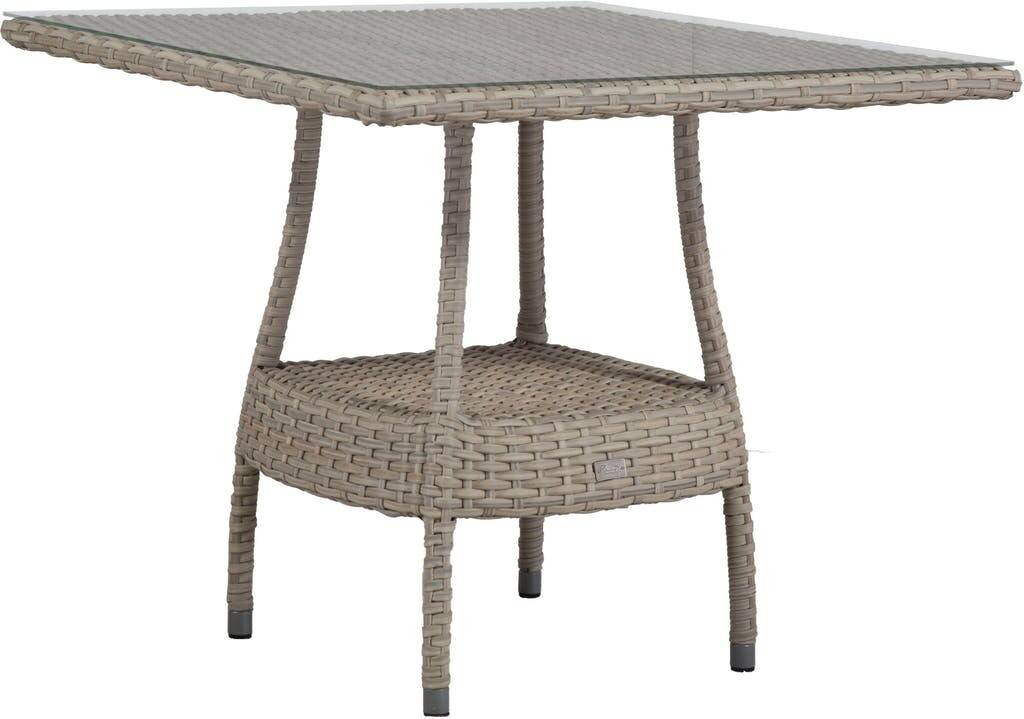 Sanibel Outdoor Wicker 48 Inch Square Dining Table TB9842 by Beachcraft