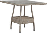 Sanibel Outdoor Wicker 48 Inch Square Dining Table TB9842 by Beachcraft