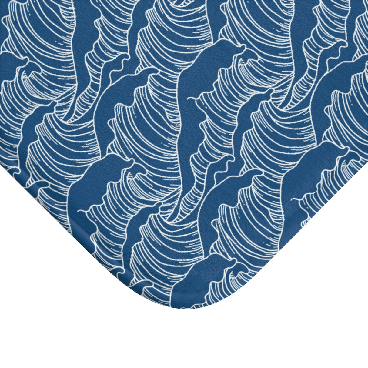 Blue Waves Bath Mat