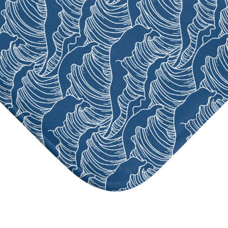 Blue Waves Bath Mat