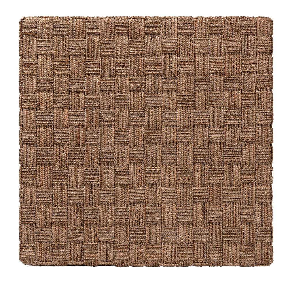 Cameroon Wicker Fair Handwoven Seagrass Square Coffee Table