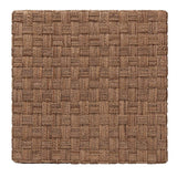 Cameroon Wicker Fair Handwoven Seagrass Square Coffee Table