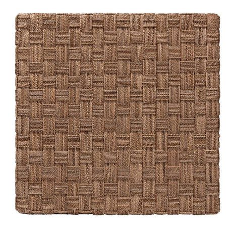 Cameroon Wicker Fair Handwoven Seagrass Square Coffee Table