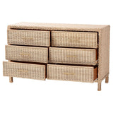 Casablanca Wicker Fair Wicker 6 Drw Dresser