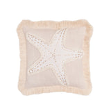 Golden Shores Starfish Decorative Pillow