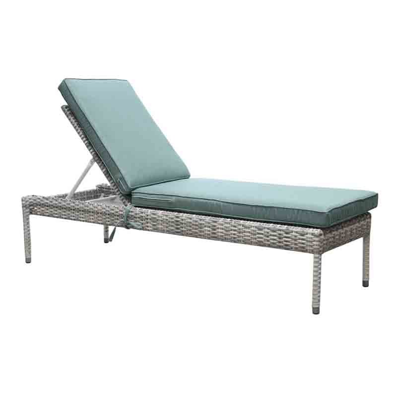 South Beach Outdoor Wicker Chaise Lounge CH9844 by Beachcraft