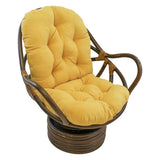 Bali Rattan Swivel Rocker Chair with Premium Microsuede Cushion