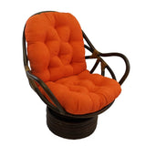 Bali Rattan Swivel Rocker Chair with Premium Microsuede Cushion