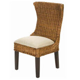 Clarissa Rattan Dining Side Chairs CZ-21 by Designer Wicker Tribor