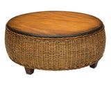 Clarissa Rattan Ottoman CZ-10 by Designer Wicker Tribor