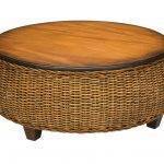 Clarissa Round Rattan Cocktail Table with Stools CZ-05B by Designer Wicker Tribor