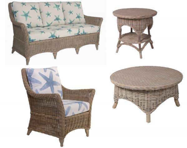 Conservatory Ottoman CV-10 by Designer Wicker