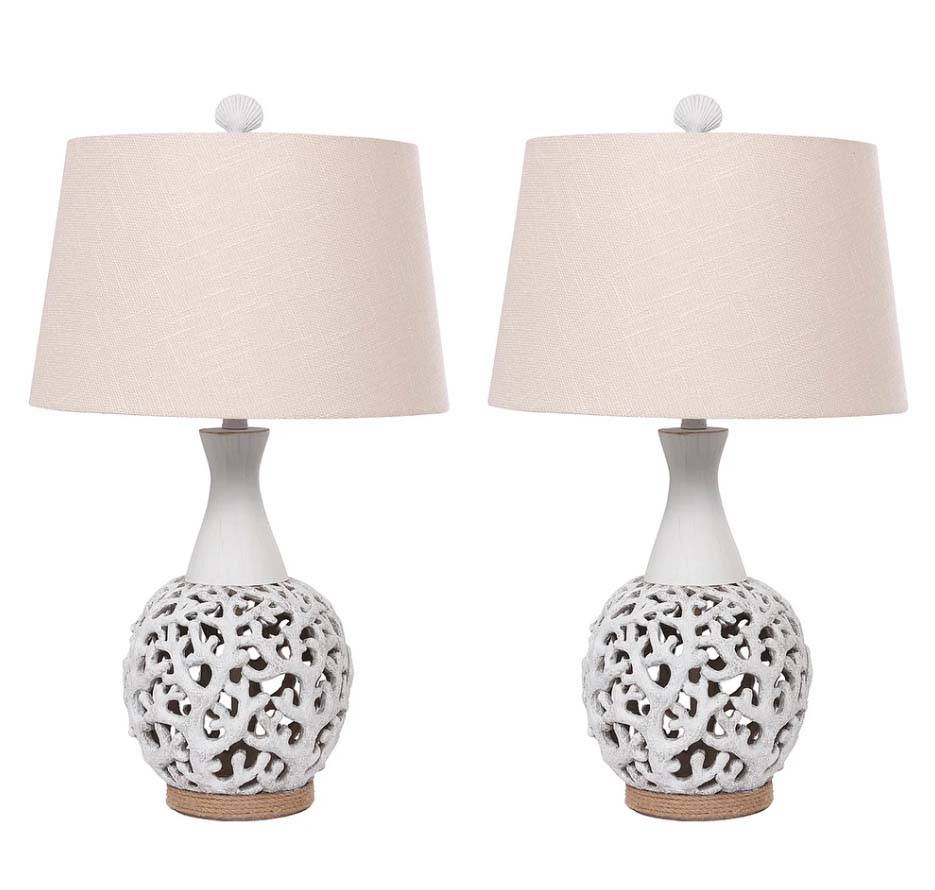 Coastal Coral Reef (Set of 2 Lamps) 37764072
