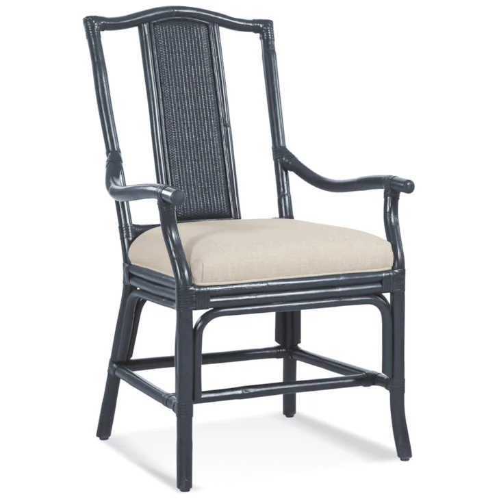 Summer Retreat Wicker and Rattan Desk and Chair Set Model 818-058-SET by Braxton Culler