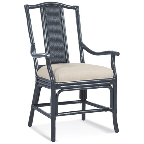Summer Retreat Wicker and Rattan Desk and Chair Set Model 818-058-SET by Braxton Culler