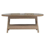 Sanibel All Weather Wicker 72 Inch Oval Dining Table DT9842 by Beachcraft