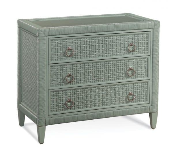 Naples Wicker and Rattan Media Chest Model 807-024 by Braxton Culler