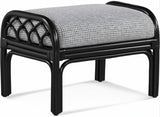 Edgewater Black Rattan 5 Pc Living Room Set Model 914-SET-BLACK Made in the USA by Braxton Culler