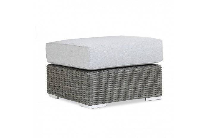 Emerald II Wicker Ottoman Model 1802-OTT by Sunset West