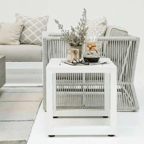 Newport Outdoor End Table by Sunset West Model 4801-ET
