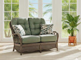 Everglade Rattan Loveseat Model 905-019 Made in the USA by Braxton Culler