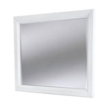 Point Breeze Mirror Fresh White Finish with Soft Grey Glaze Model FL-B65038-FRESHWHITE by Finn & Louise