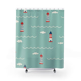 Seaside Beam Shower Curtain
