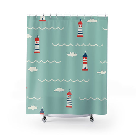 Seaside Beam Shower Curtain