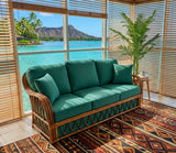 Florida Deep Seating Sleeper Sofa by Wicker Fair