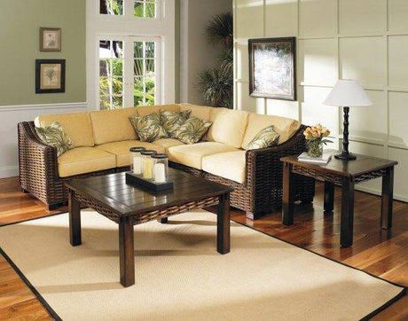 Freeport Rattan Wicker Ottoman FP-10 by Designer Wicker