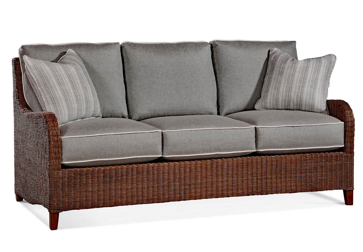 Gibraltar Rattan Sofa Model 904-011 Made in the USA by Braxton Culler