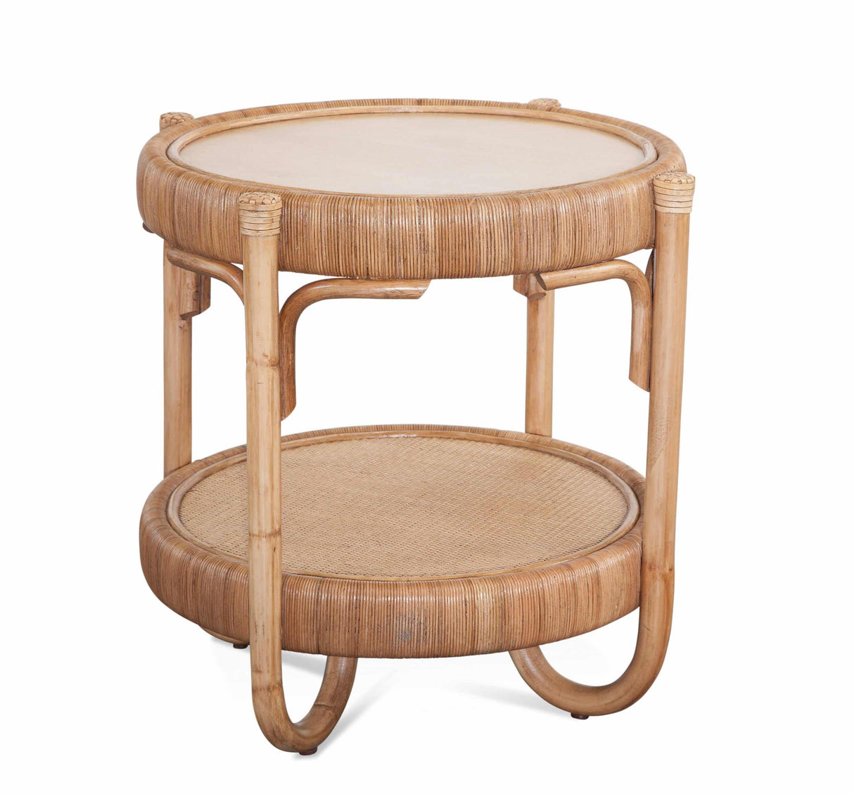 Willow Creek Rattan Round End Table Model 1024-022