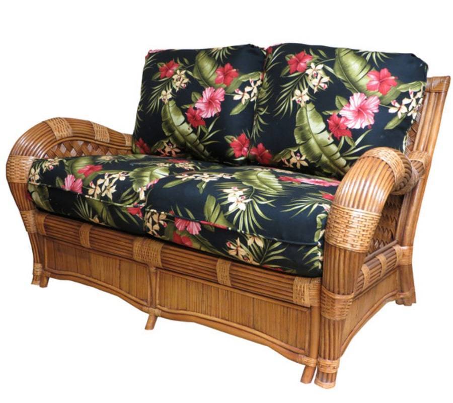 Shangri-la Wicker Cushion Set (Loveseat) – Made in the USA SlA-CUSH-LS by Wicker Fair
