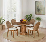 Lempa 5 Pc Mindi Wood and Rattan Dining Set by Braxton Culler