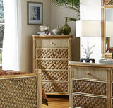 Mandalay Rattan 5 Drawer Chest Model MD5D By Spice Island Wicker