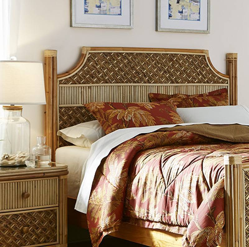 Mandalay Rattan King Headboard Model MD-KHB By Spice Island Wicker
