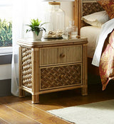 Florita Rattan 5 Pc Queen or King Size Complete Bed Furniture Set by Wicker Fair
