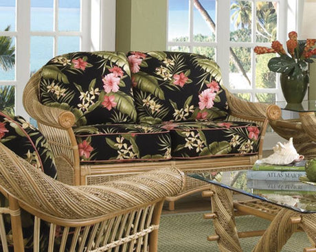 Shangri-la Wicker Cushion Set (Loveseat) – Made in the USA SlA-CUSH-LS by Wicker Fair