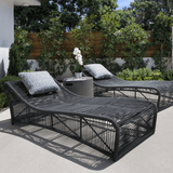 Milano Outdoor Cushionless Chaise by Sunset West Model 4102-9