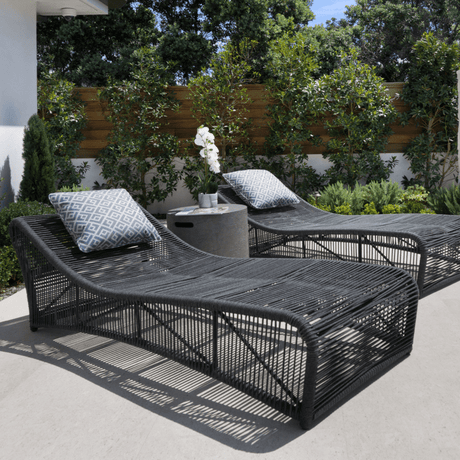 Milano Outdoor Cushionless Chaise by Sunset West Model 4102-9