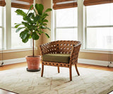 Morocco Rattan Chat Chair Model MC-01C By Designer Wicker Tribor