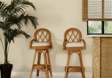 New Twist Rattan Barstool and Counterstools Model 3309 from South Sea Rattan